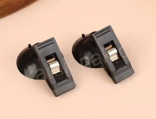 2ks plastový klip 3,5cm - černý